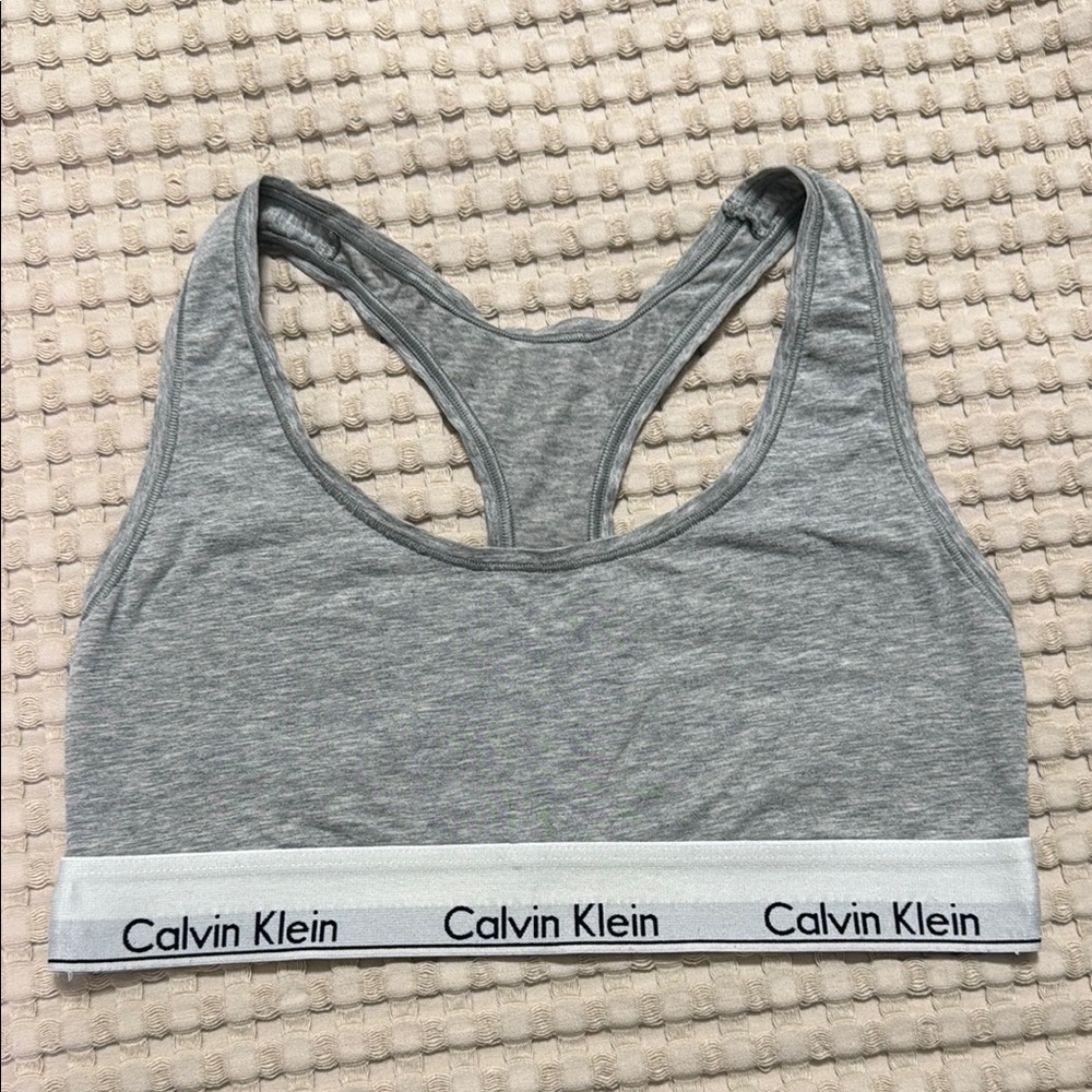 Calvin Klein Gray Women's Sports Bra